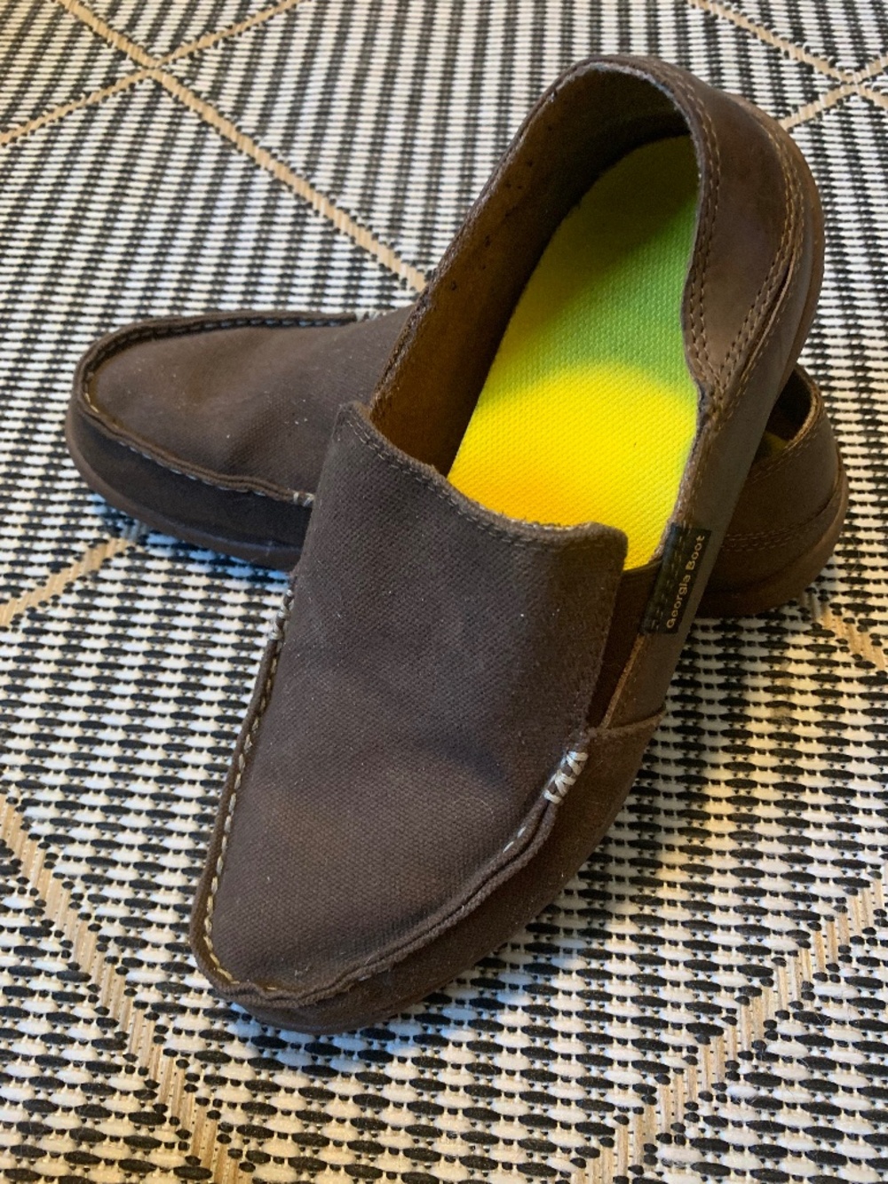 Georgia Boot Cedar Falls Mom-Toe Slip On Driving Moccasin